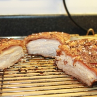 Fragrant Crispy Pork Belly with Parsnip Puree